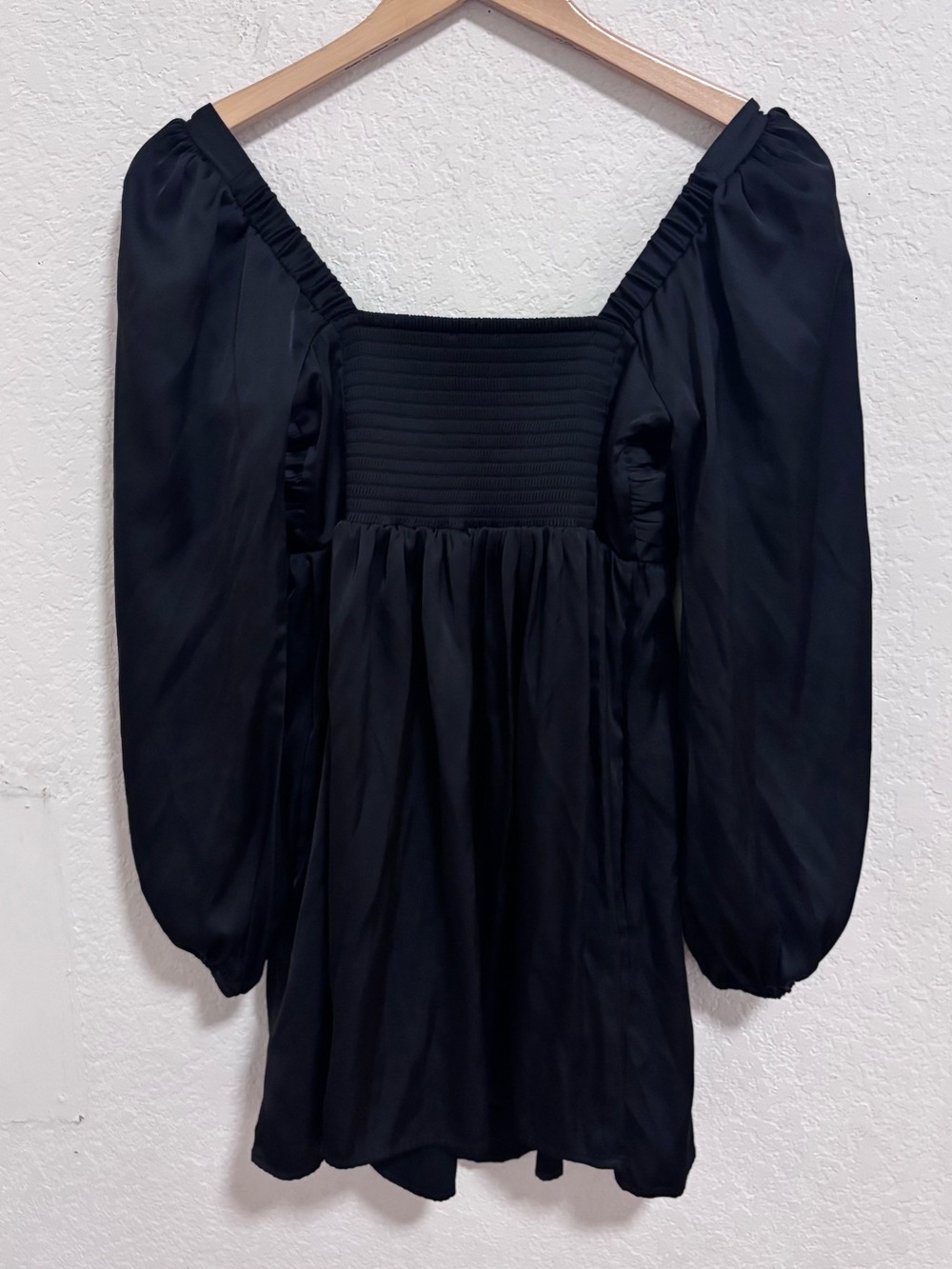 Abercrombie & Fitch Emerson satin babydoll mini dress - Picture 6 of 8